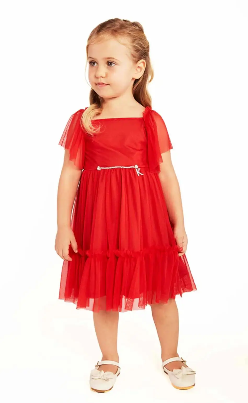 VESTIDO KIKI/MENINA ANJO   COR: VERMELHO